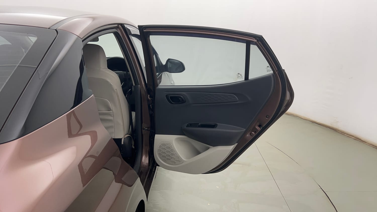 Used 2020 Hyundai Aura S 1.2 Petrol Petrol Manual interior RIGHT REAR DOOR OPEN VIEW