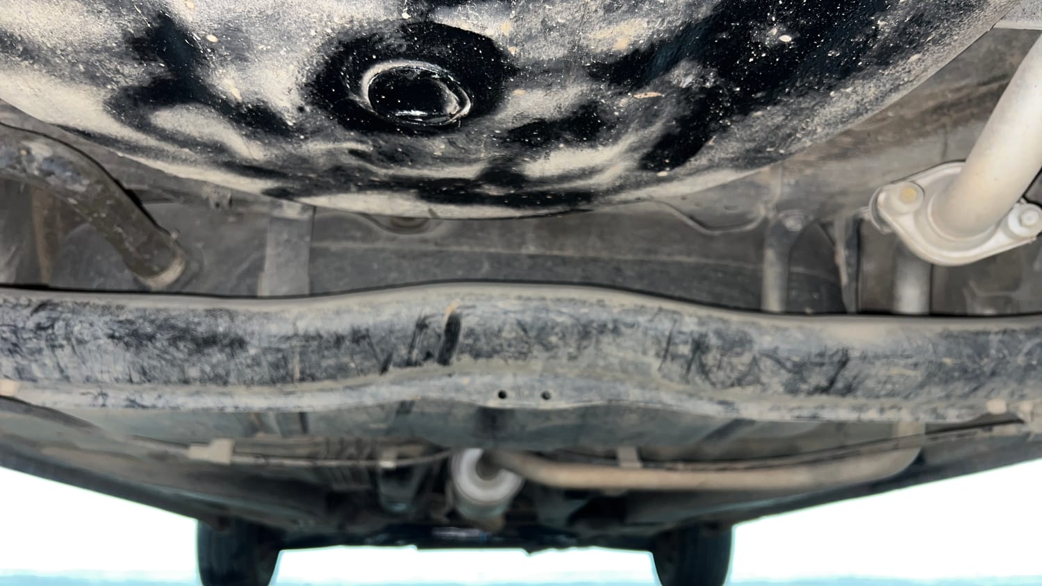 Used 2015 Honda Brio S MT Petrol Manual extra REAR UNDERBODY VIEW (TAKEN FROM REAR)