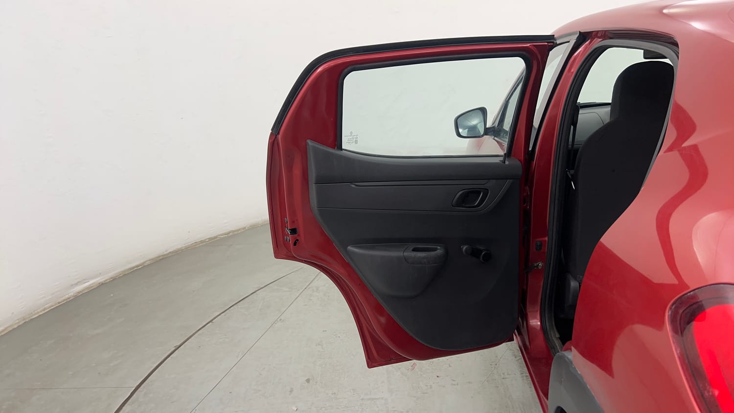Used 2016 Renault Kwid RXT Petrol Manual interior LEFT REAR DOOR OPEN VIEW