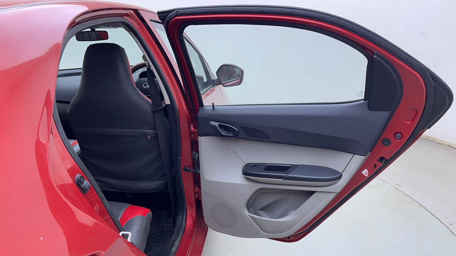 Used 2018 Tata Tiago Revotron XT Petrol Manual interior RIGHT REAR DOOR OPEN VIEW