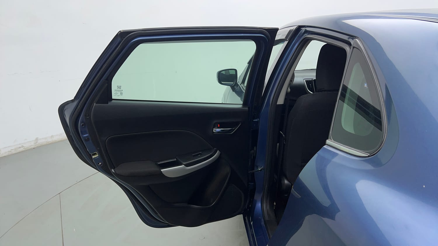 Used 2017 Maruti Suzuki Baleno Alpha 1.2 Petrol Manual interior LEFT REAR DOOR OPEN VIEW