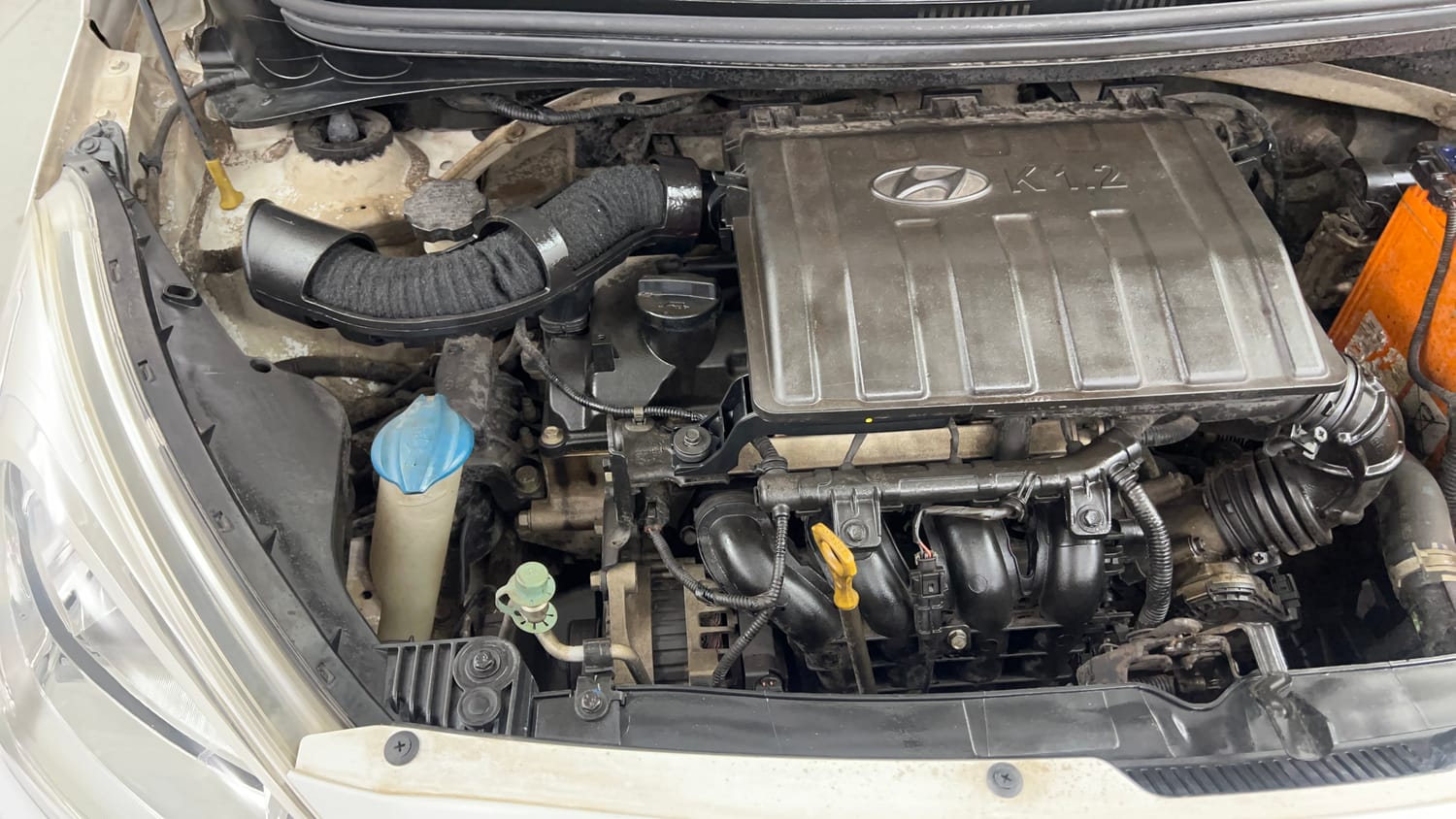 Used 2017 Hyundai Grand i10 Asta 1.2 Kappa VTVT Petrol Manual engine ENGINE RIGHT SIDE VIEW