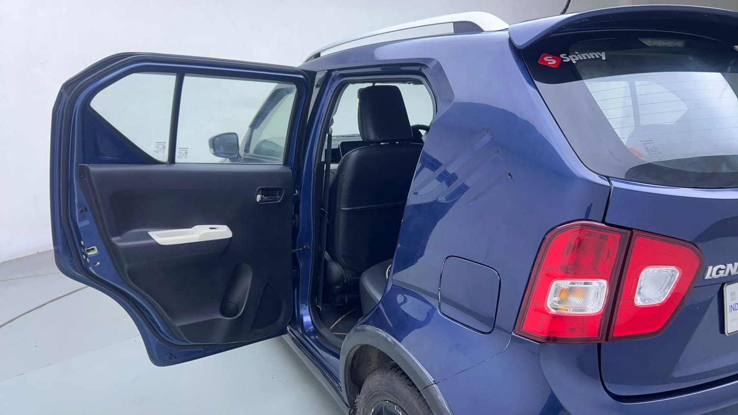 Used 2021 Maruti Suzuki Ignis Zeta 1.2 AMT Petrol Automatic interior LEFT REAR DOOR OPEN VIEW