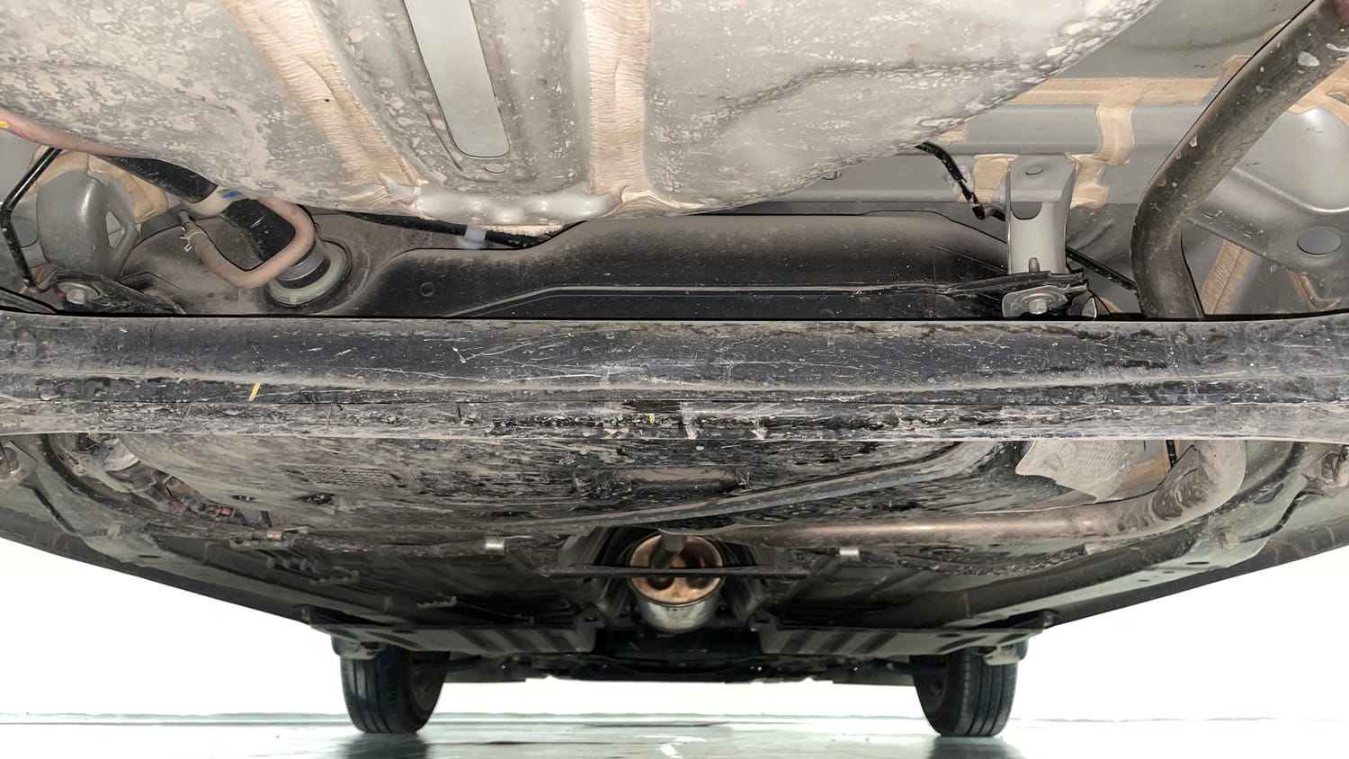 Used 2023 Maruti Suzuki Swift VXi Petrol Manual extra REAR UNDERBODY VIEW (TAKEN FROM REAR)
