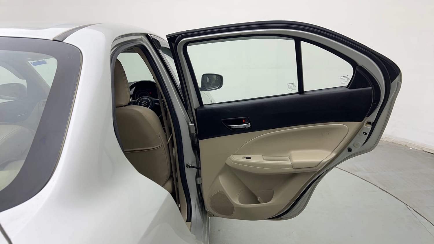 Used 2019 Maruti Suzuki Dzire VXi Petrol Manual interior RIGHT REAR DOOR OPEN VIEW