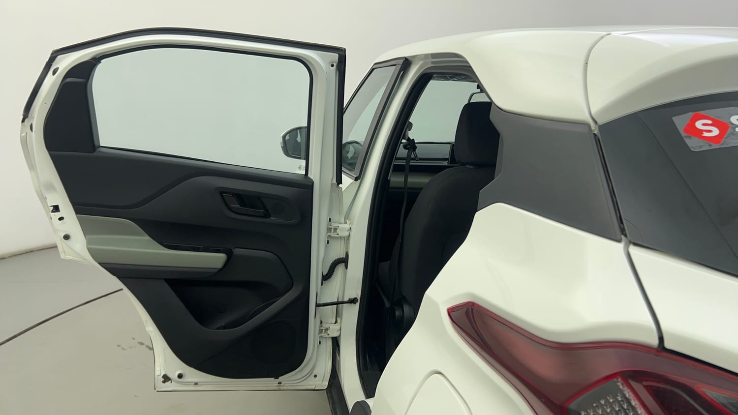 Used 2022 Tata Punch Adventure Rhythm Pack MT Petrol Manual interior LEFT REAR DOOR OPEN VIEW