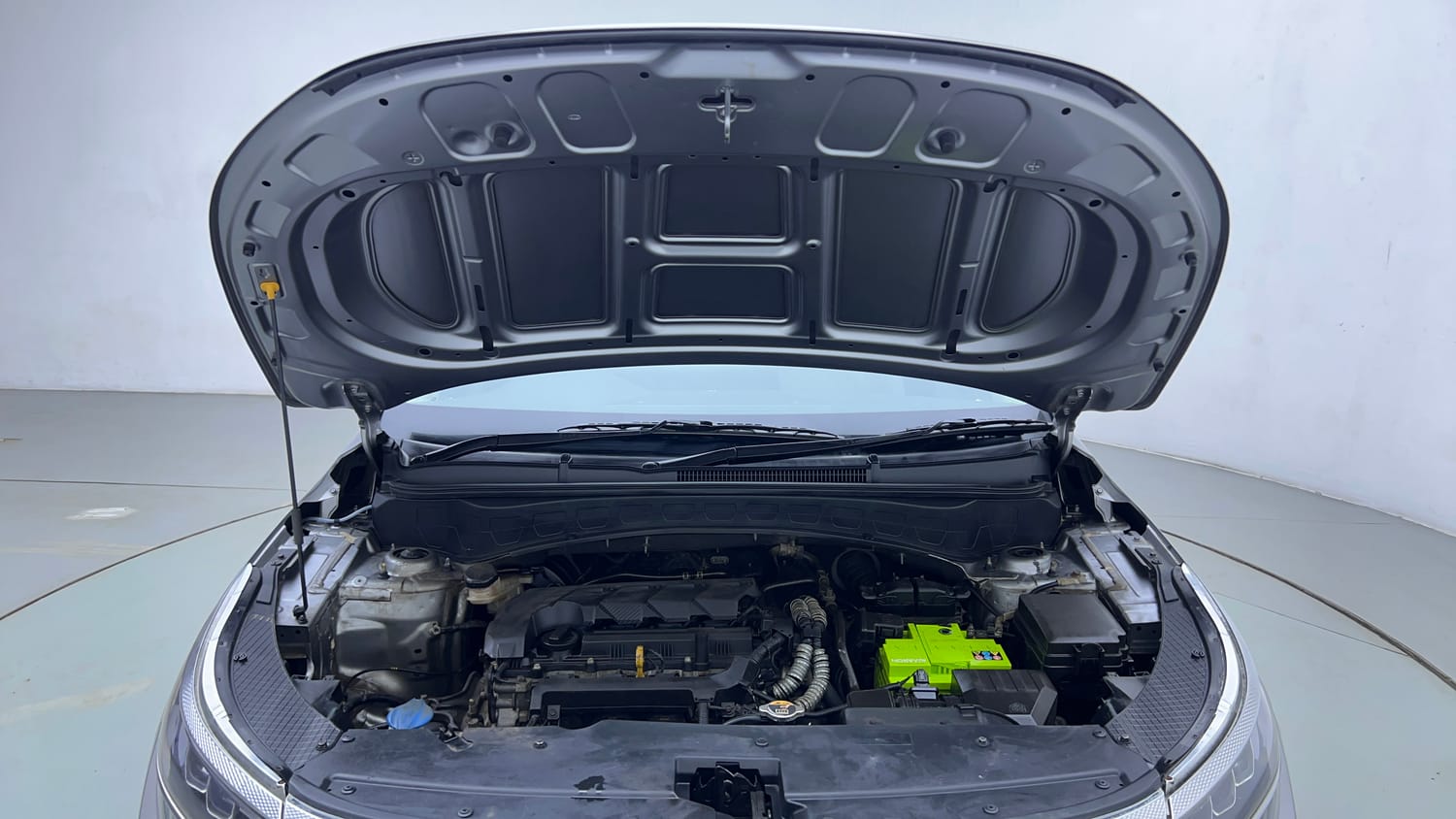 Used 2021 Kia Seltos HTX 1.5 Petrol Manual engine ENGINE & BONNET OPEN FRONT VIEW