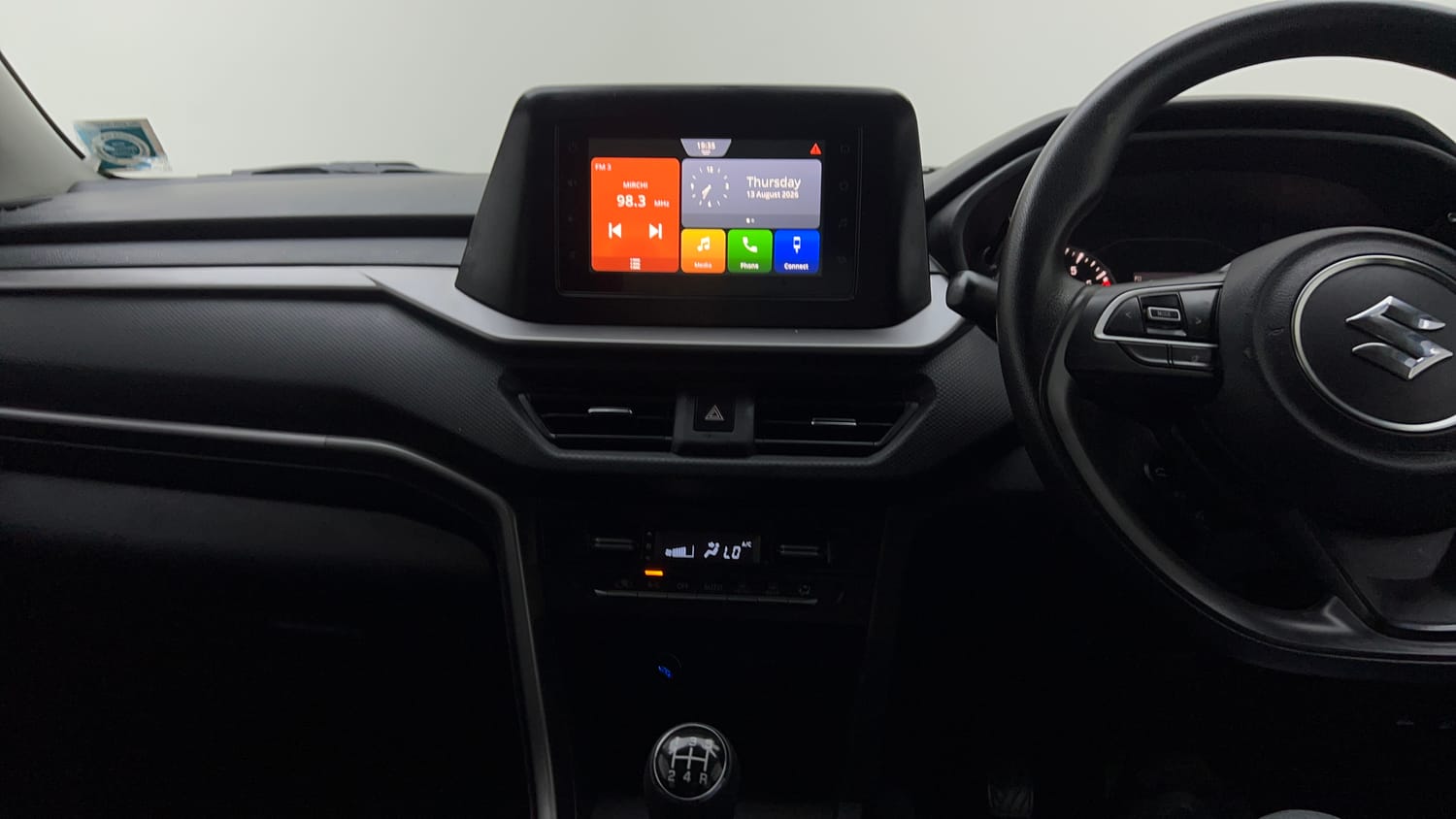 Used 2023 Maruti Suzuki Brezza VXi Petrol Manual interior MUSIC SYSTEM & AC CONTROL VIEW