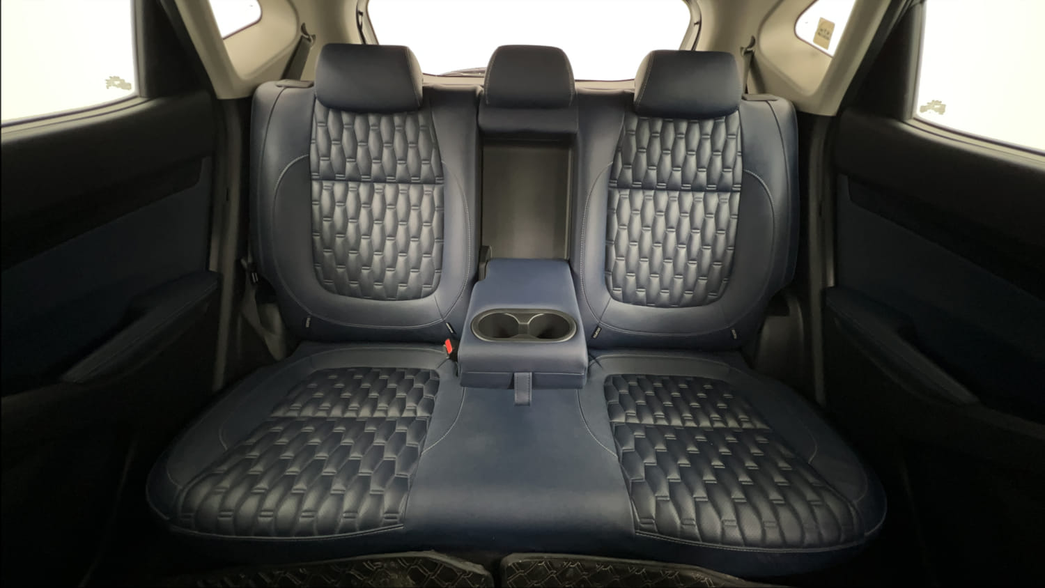 Used 2022 Kia Seltos X Line 1.5 Diesel AT Diesel Automatic interior REAR SEAT CONDITION VIEW