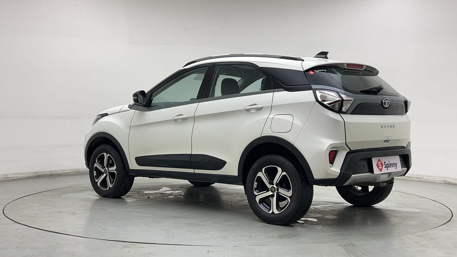 Used 2022 Tata Nexon XZ Plus Petrol Manual exterior LEFT REAR CORNER VIEW