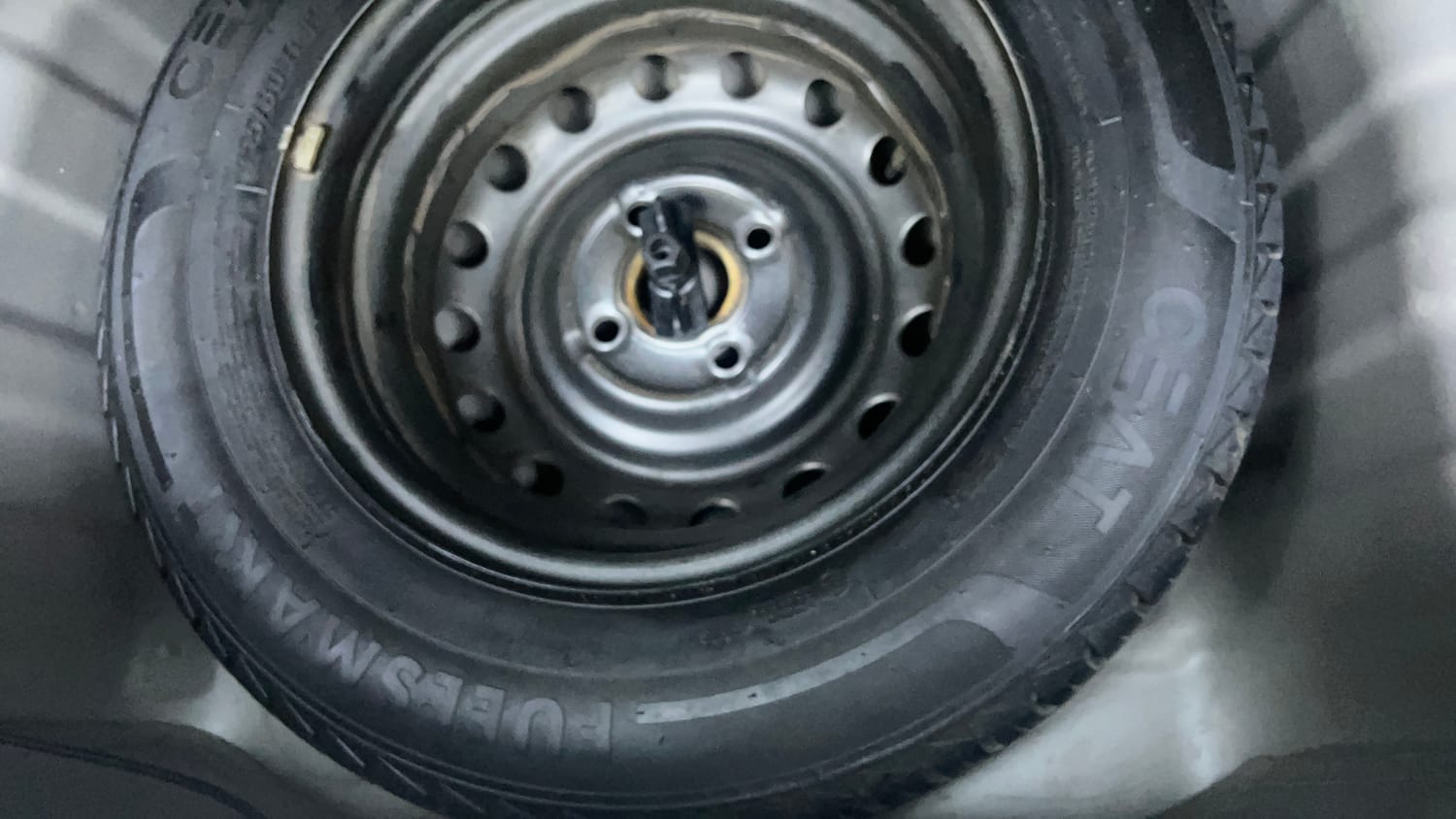 Used 2020 Hyundai Santro Sportz AMT Petrol Automatic tyres SPARE TYRE VIEW