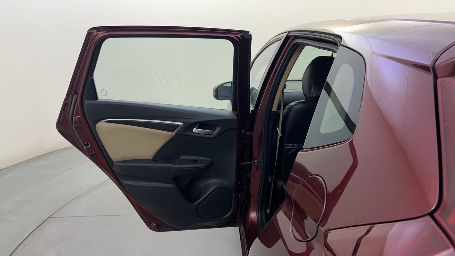 Used 2015 Honda Jazz V Petrol Petrol Manual interior LEFT REAR DOOR OPEN VIEW