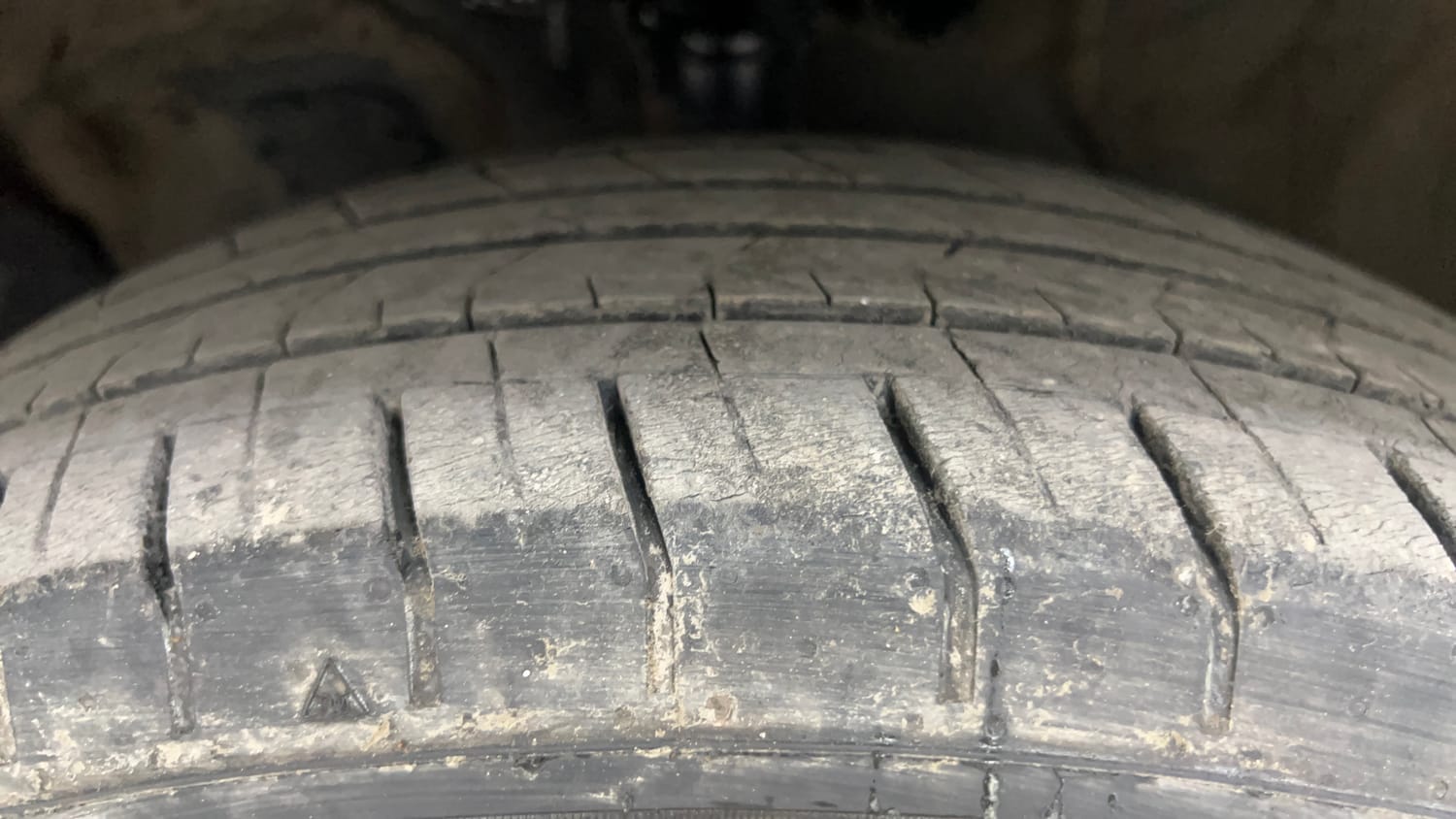 Used 2022 Hyundai Creta SX 1.5 Petrol Executive Petrol Manual tyres LEFT FRONT TYRE TREAD VIEW