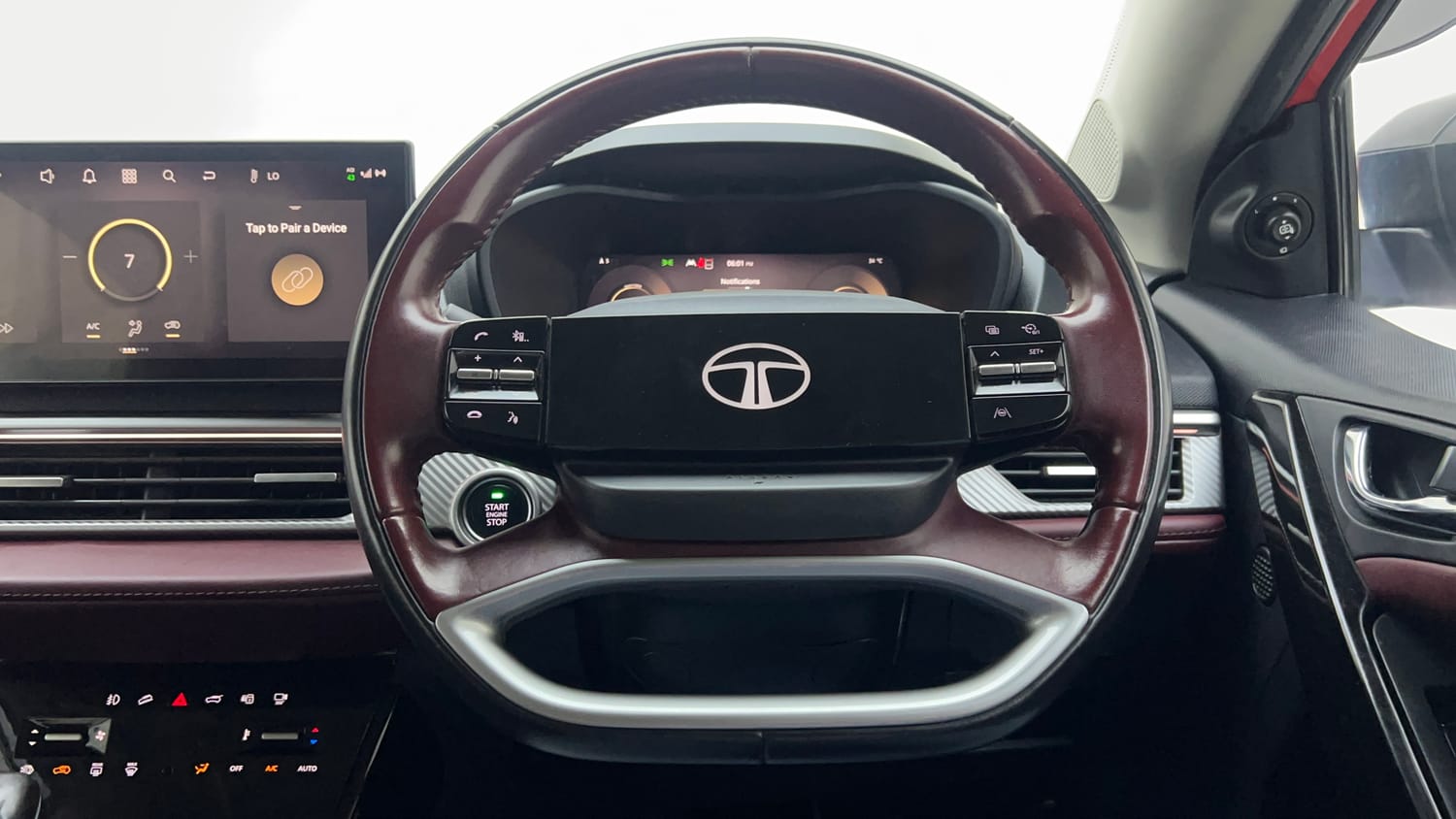 Used 2024 Tata Curvv Accomplished Plus A 1.5 Kryojet Diesel 6MT Diesel Manual interior STEERING VIEW