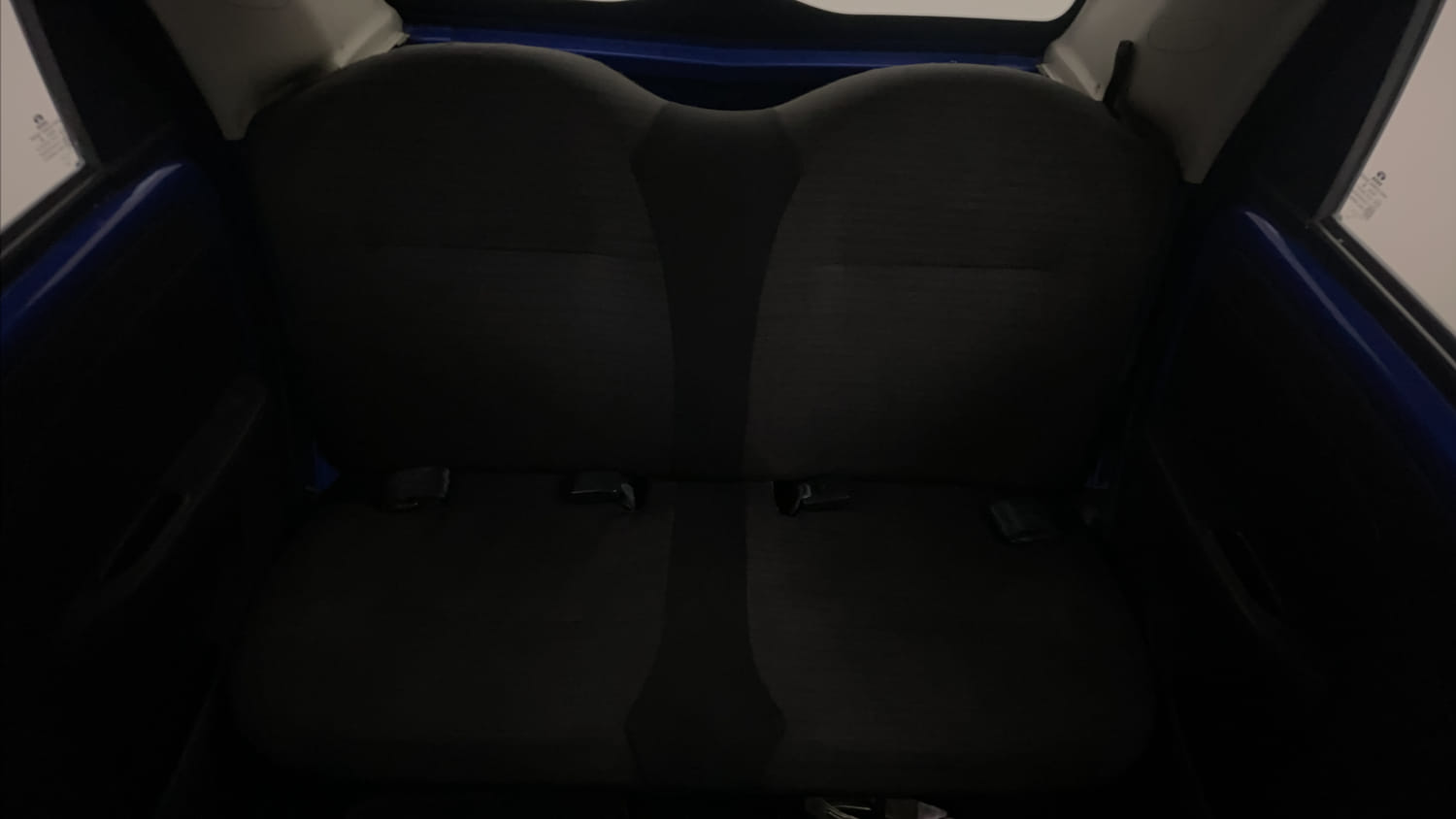 Used 2014 Tata Nano LX Petrol Manual interior REAR SEAT CONDITION VIEW
