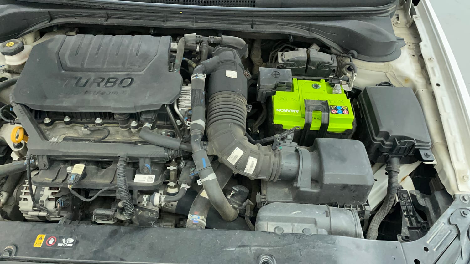 Used 2023 Hyundai Verna SX (O) 1.5 Turbo Petrol MT Petrol Manual engine ENGINE LEFT SIDE VIEW