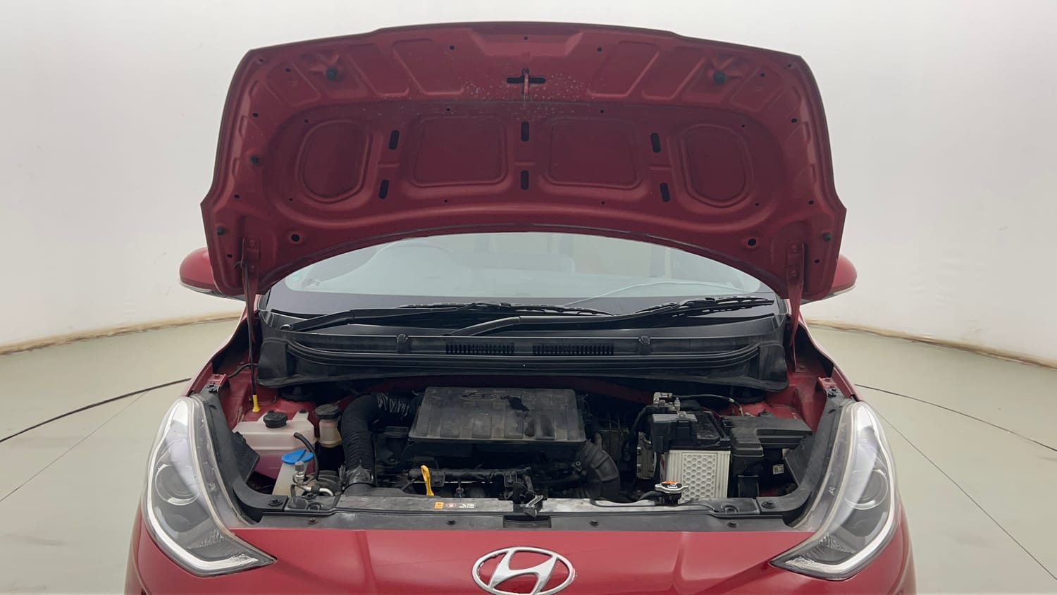 Used 2022 Hyundai Grand i10 Nios Asta 1.2 Kappa VTVT Petrol Manual engine ENGINE & BONNET OPEN FRONT VIEW