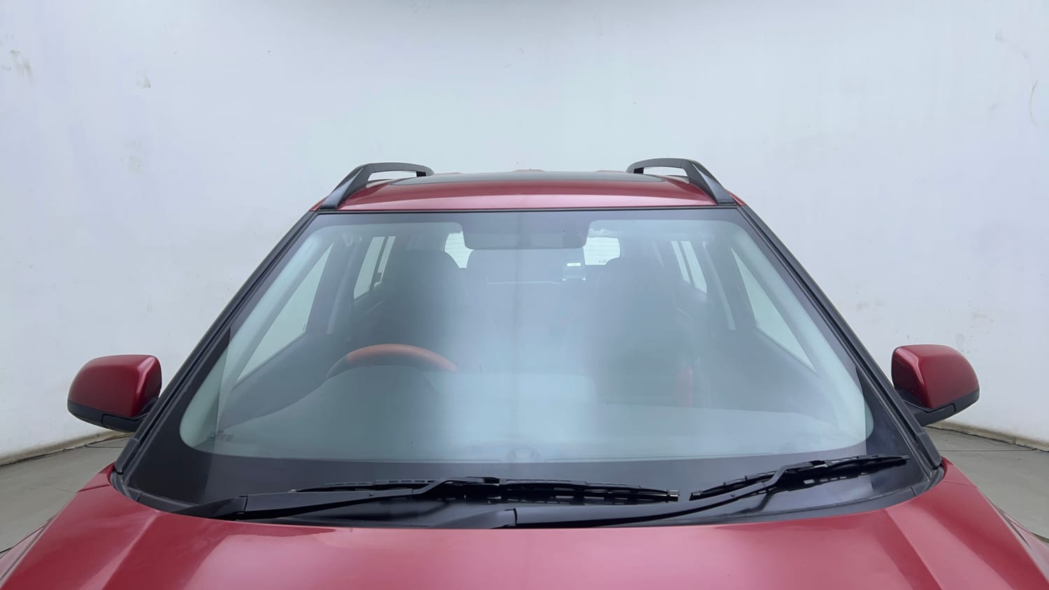 Used 2024 Hyundai Exter SX (O) Connect 1.2 AMT Petrol Automatic exterior FRONT WINDSHIELD VIEW