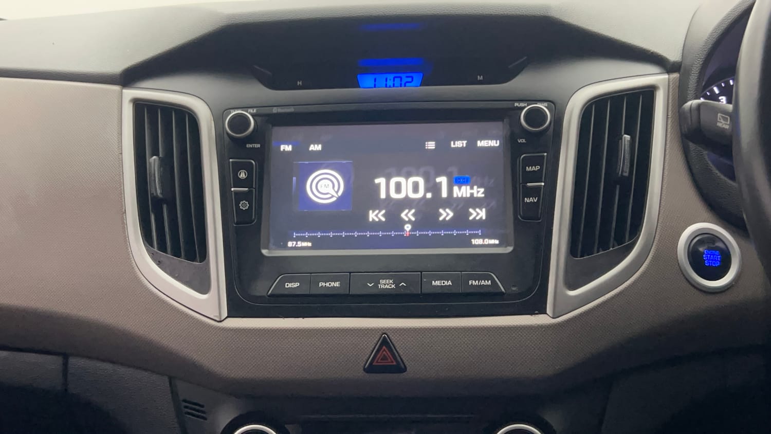 Used 2018 Hyundai Creta SX Plus 1.6 AT Petrol Petrol Automatic top_features Touch screen infotainment system