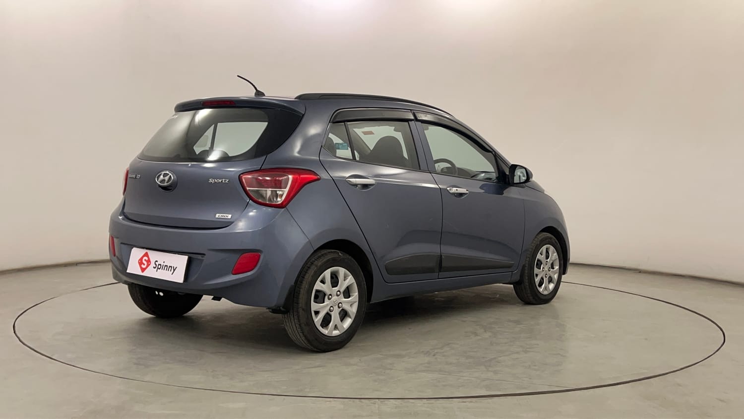Used 2014 Hyundai Grand i10 Sportz 1.1 CRDi Diesel Manual exterior RIGHT REAR CORNER VIEW