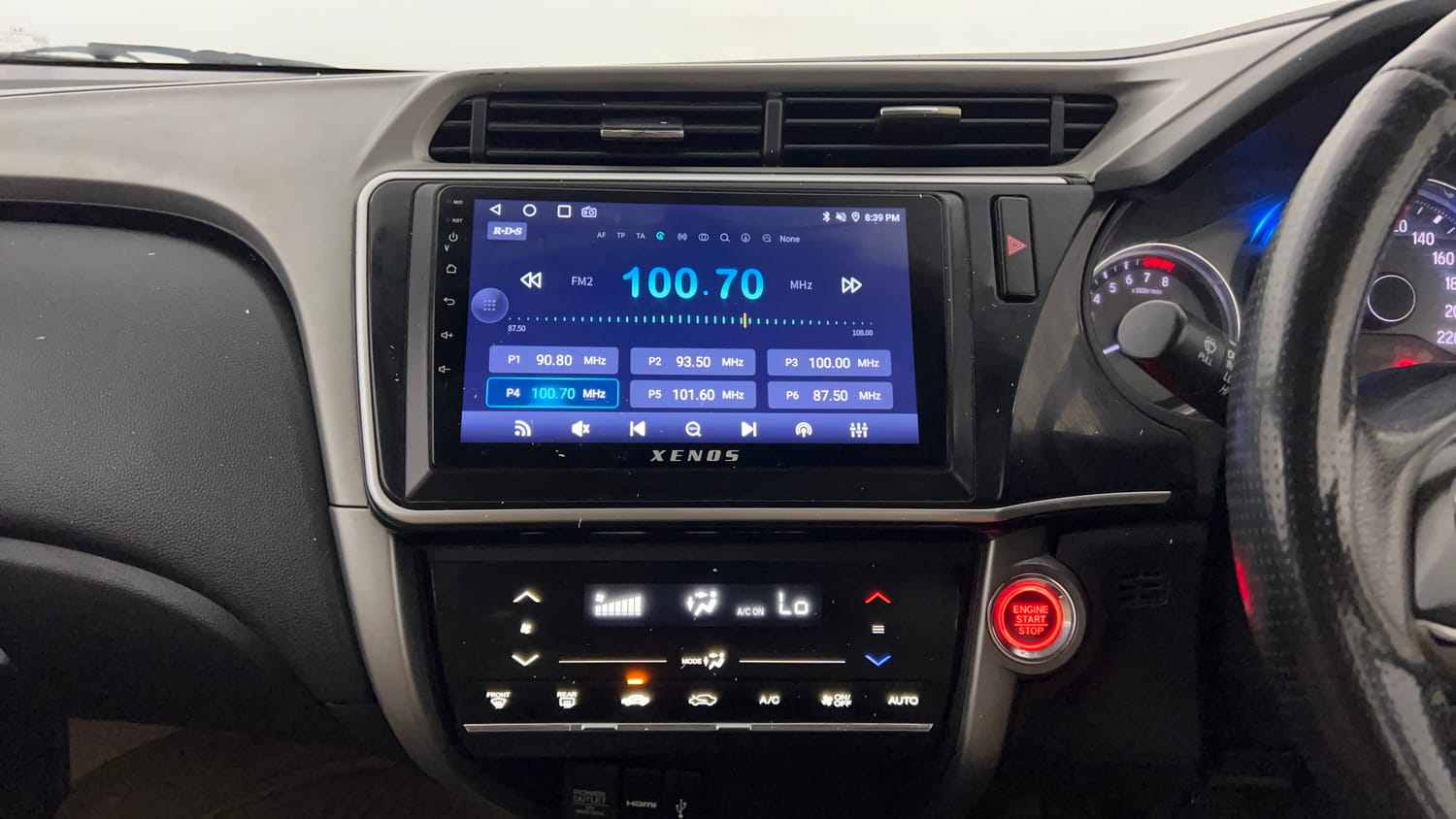 Used 2019 Honda City VX Petrol Petrol Manual interior MUSIC SYSTEM & AC CONTROL VIEW