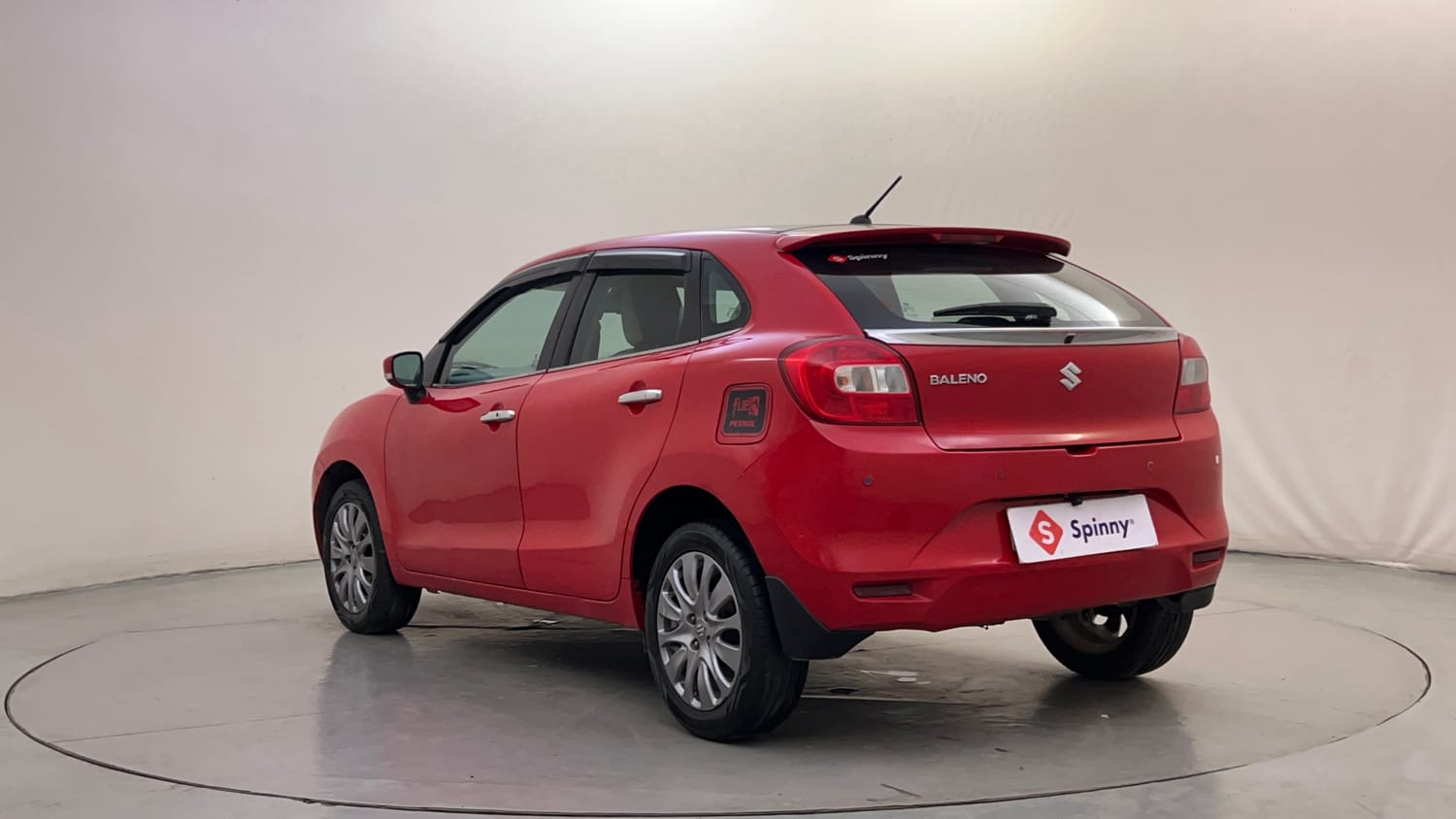 Used 2017 Maruti Suzuki Baleno Zeta 1.2 Petrol Manual exterior LEFT REAR CORNER VIEW