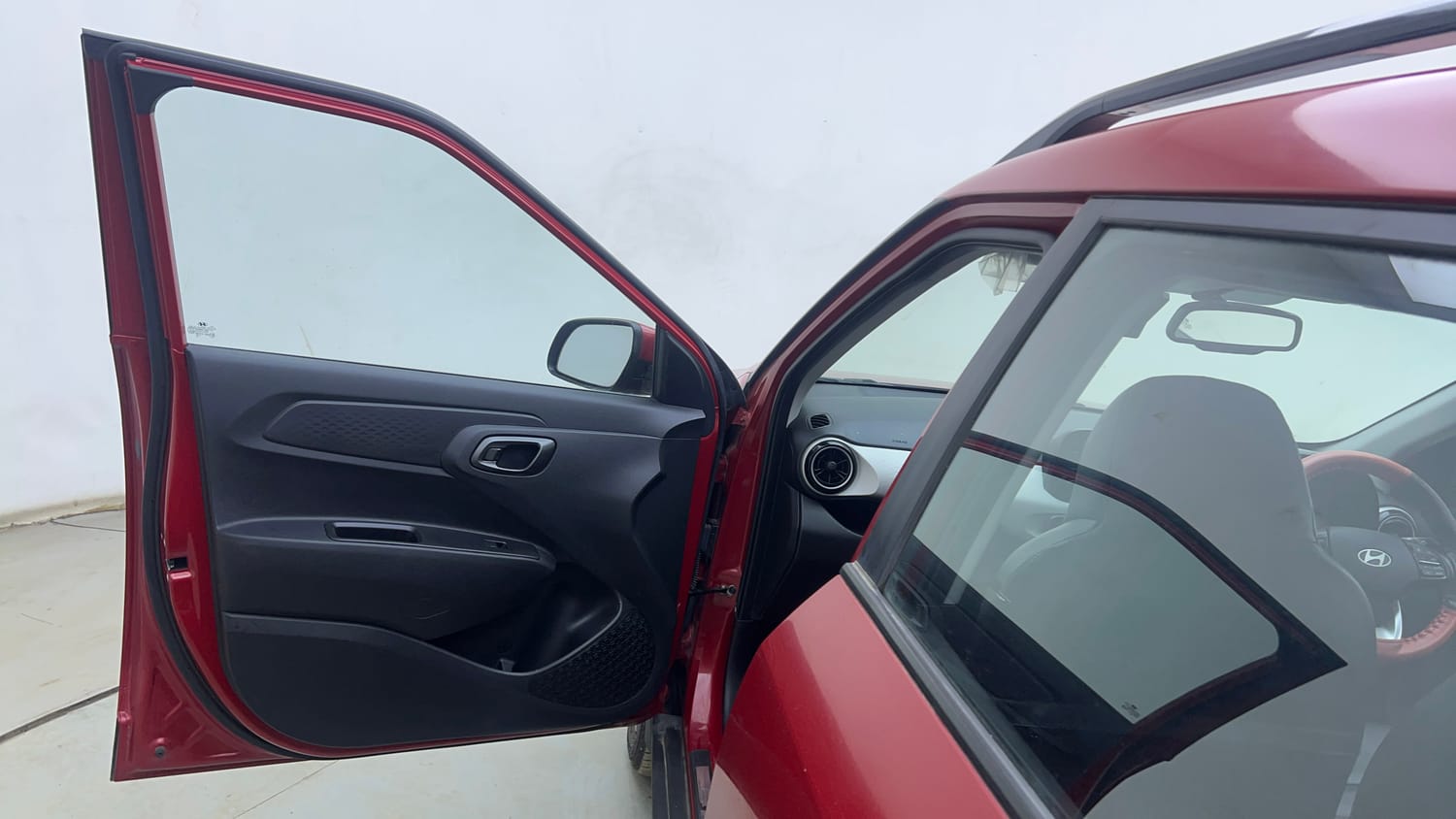 Used 2024 Hyundai Exter SX (O) Connect 1.2 AMT Petrol Automatic interior LEFT FRONT DOOR OPEN VIEW