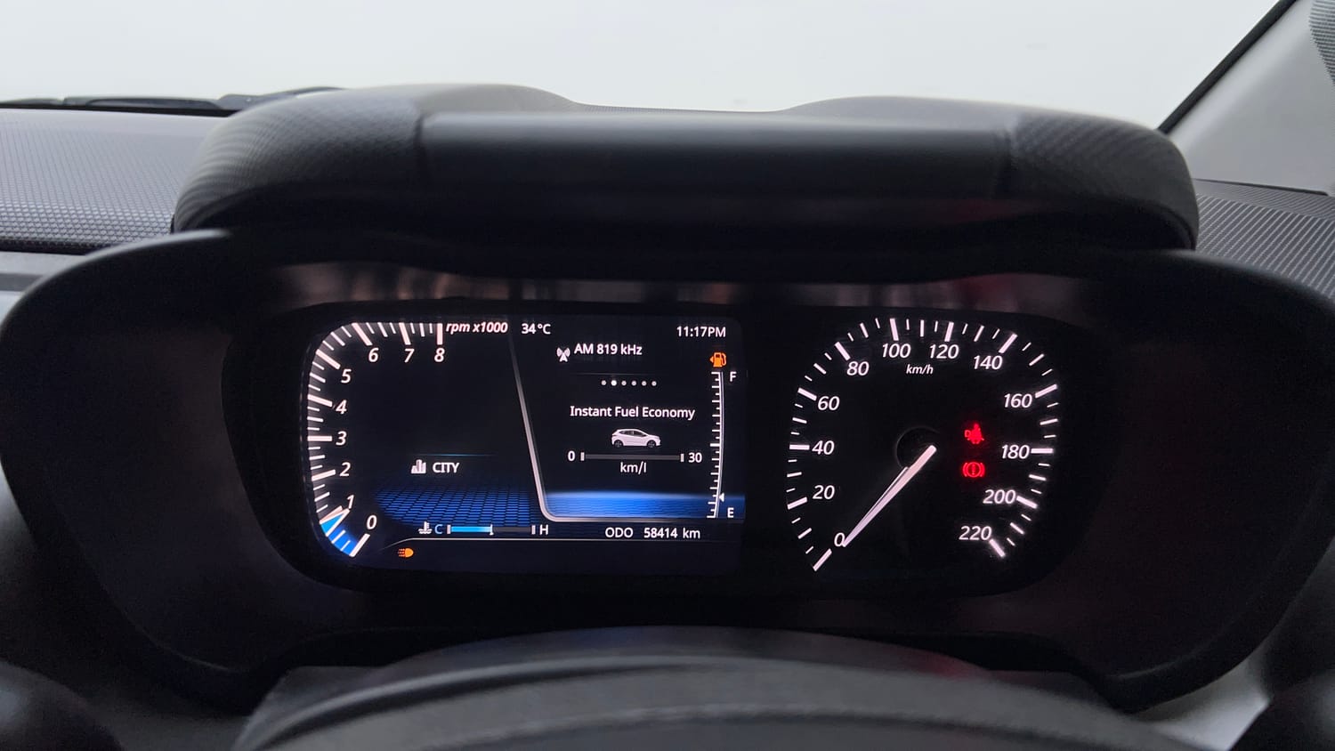 Used 2020 Tata Altroz XZ Petrol Petrol Manual interior CLUSTERMETER VIEW