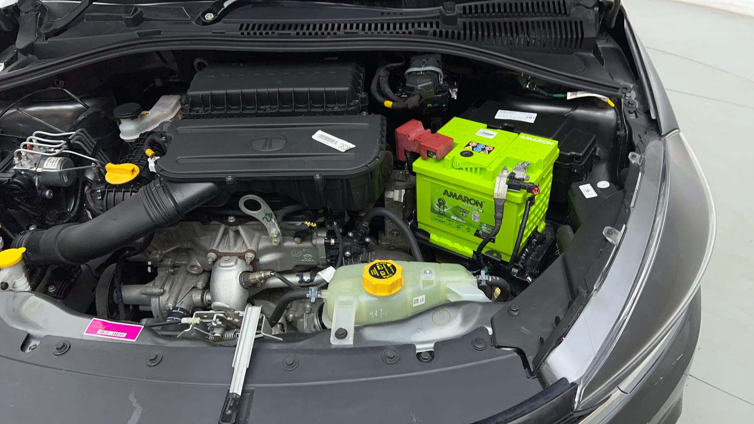Used 2024 Tata Tiago XTA Petrol Automatic engine ENGINE LEFT SIDE VIEW