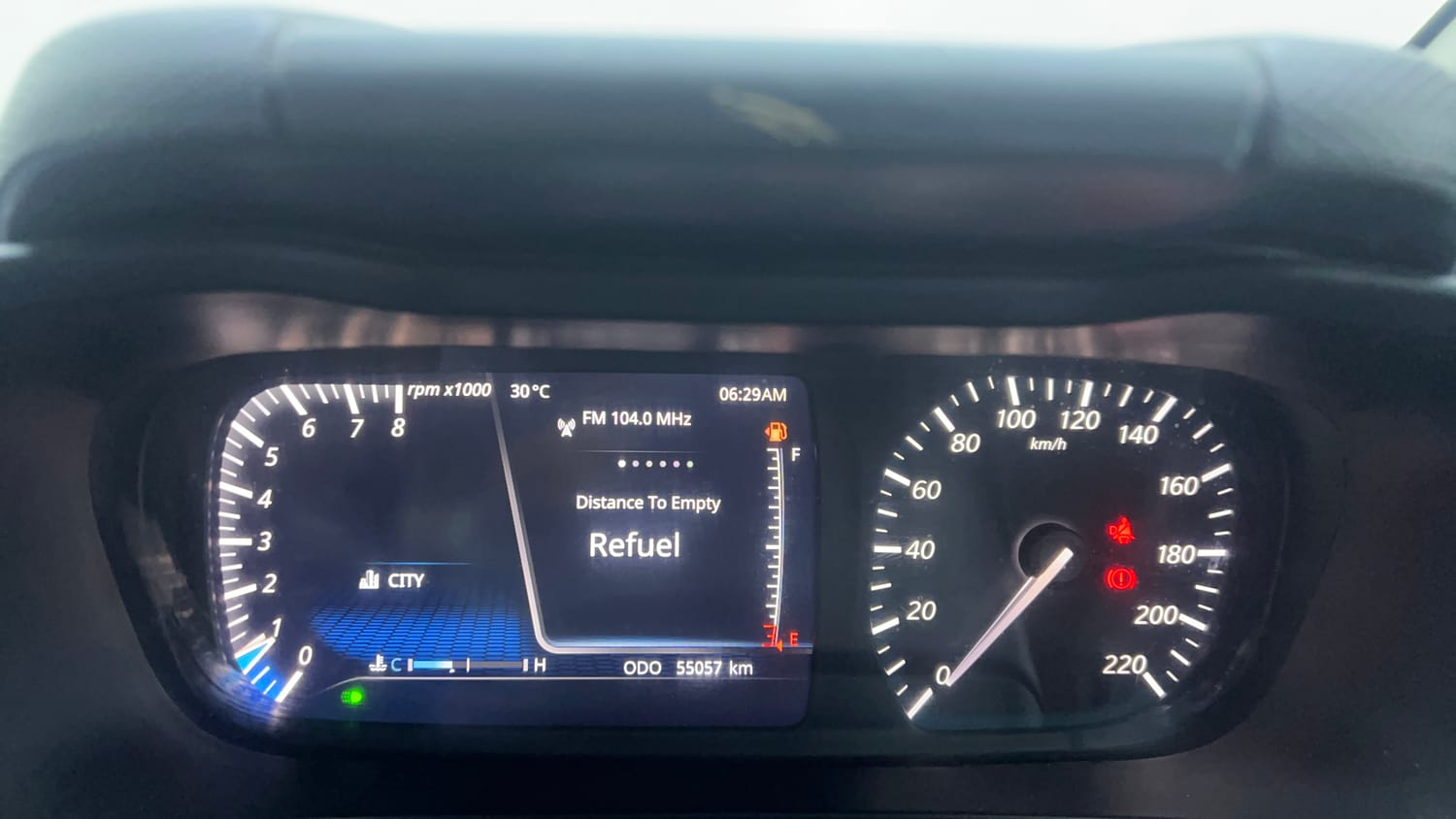 Used 2021 Tata Altroz XZ Plus Petrol Petrol Manual interior CLUSTERMETER VIEW
