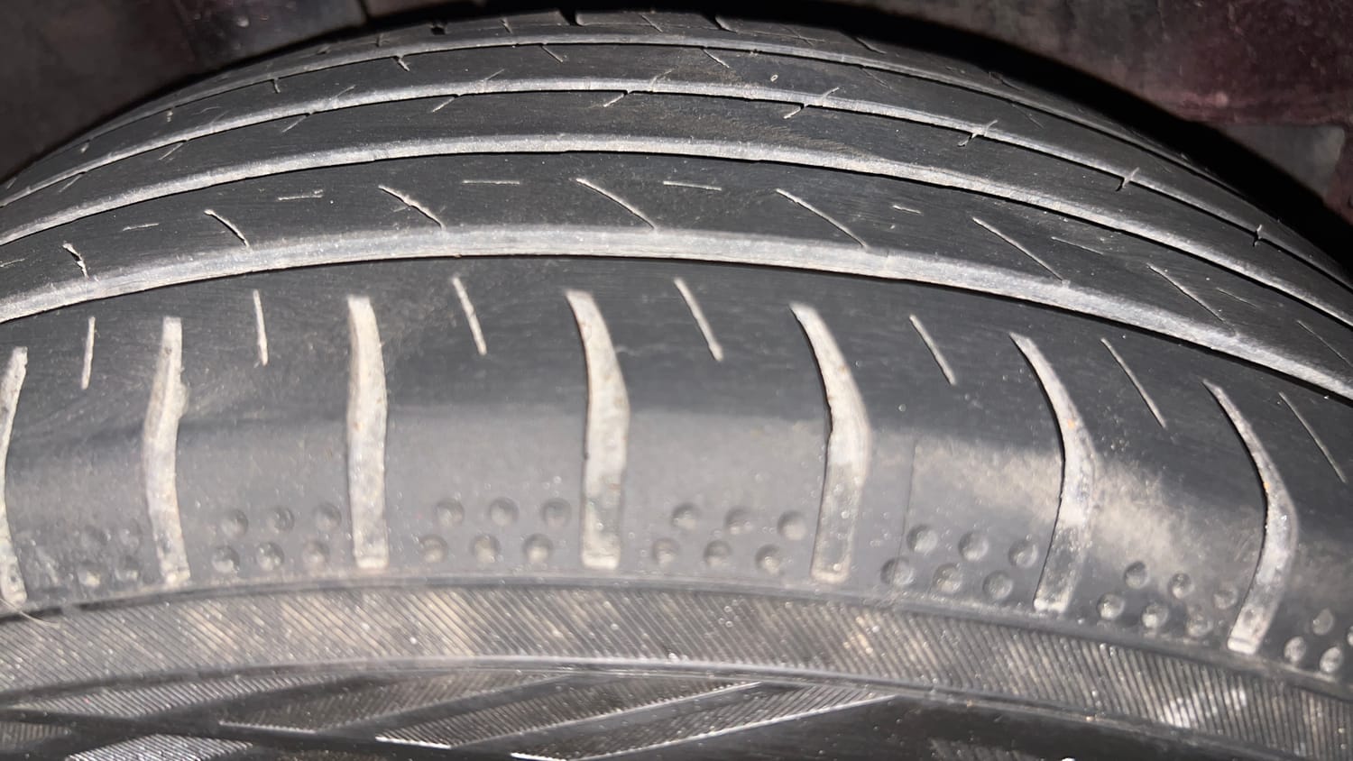 Used 2015 Honda Jazz V Petrol Petrol Manual tyres RIGHT REAR TYRE TREAD VIEW