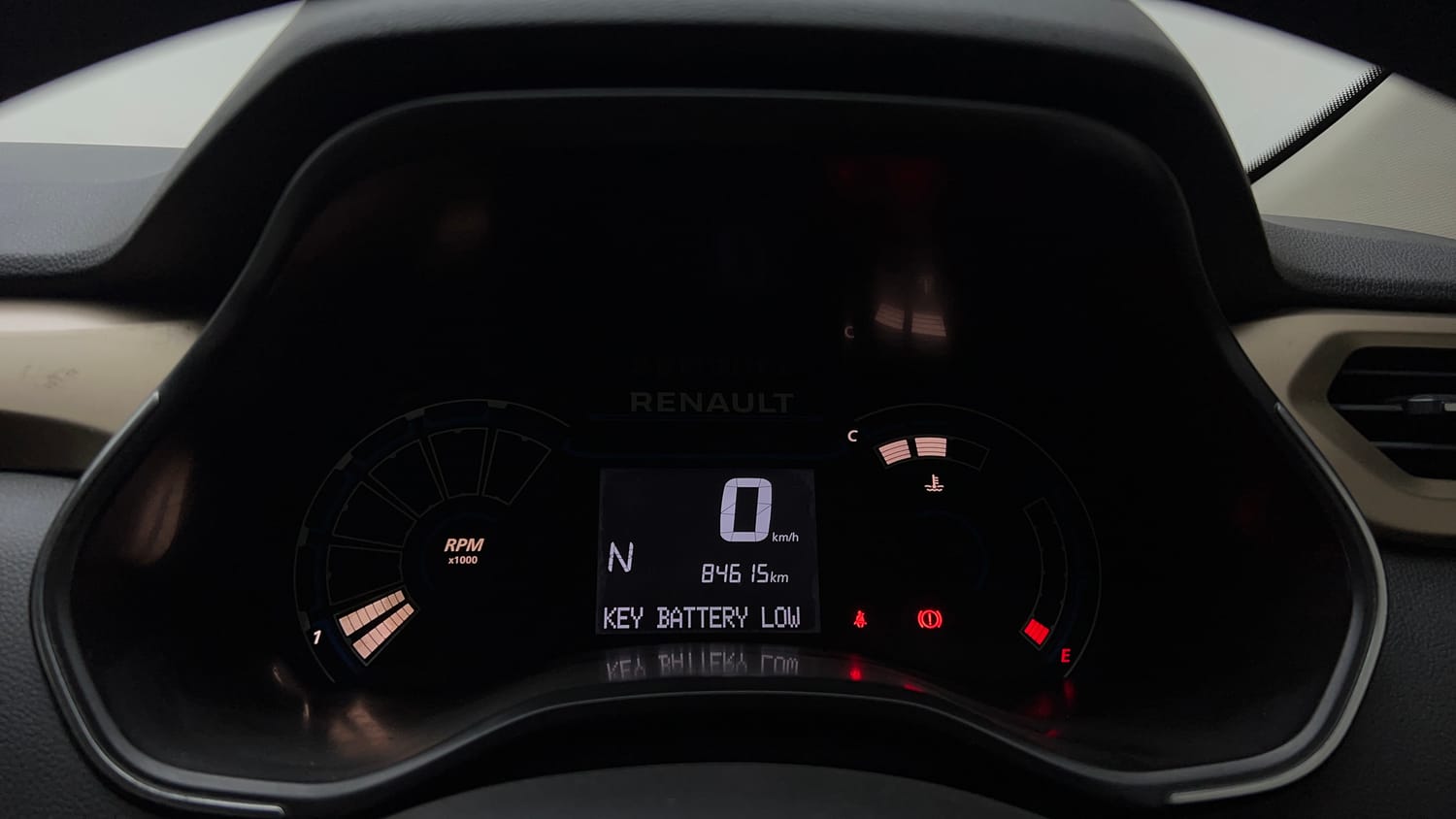 Used 2021 Renault Kiger RXT AMT Petrol Automatic interior CLUSTERMETER VIEW
