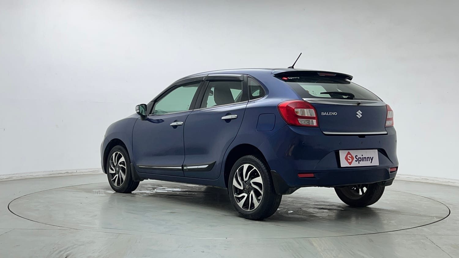 Used 2019 Maruti Suzuki Baleno Alpha Petrol Manual exterior LEFT REAR CORNER VIEW