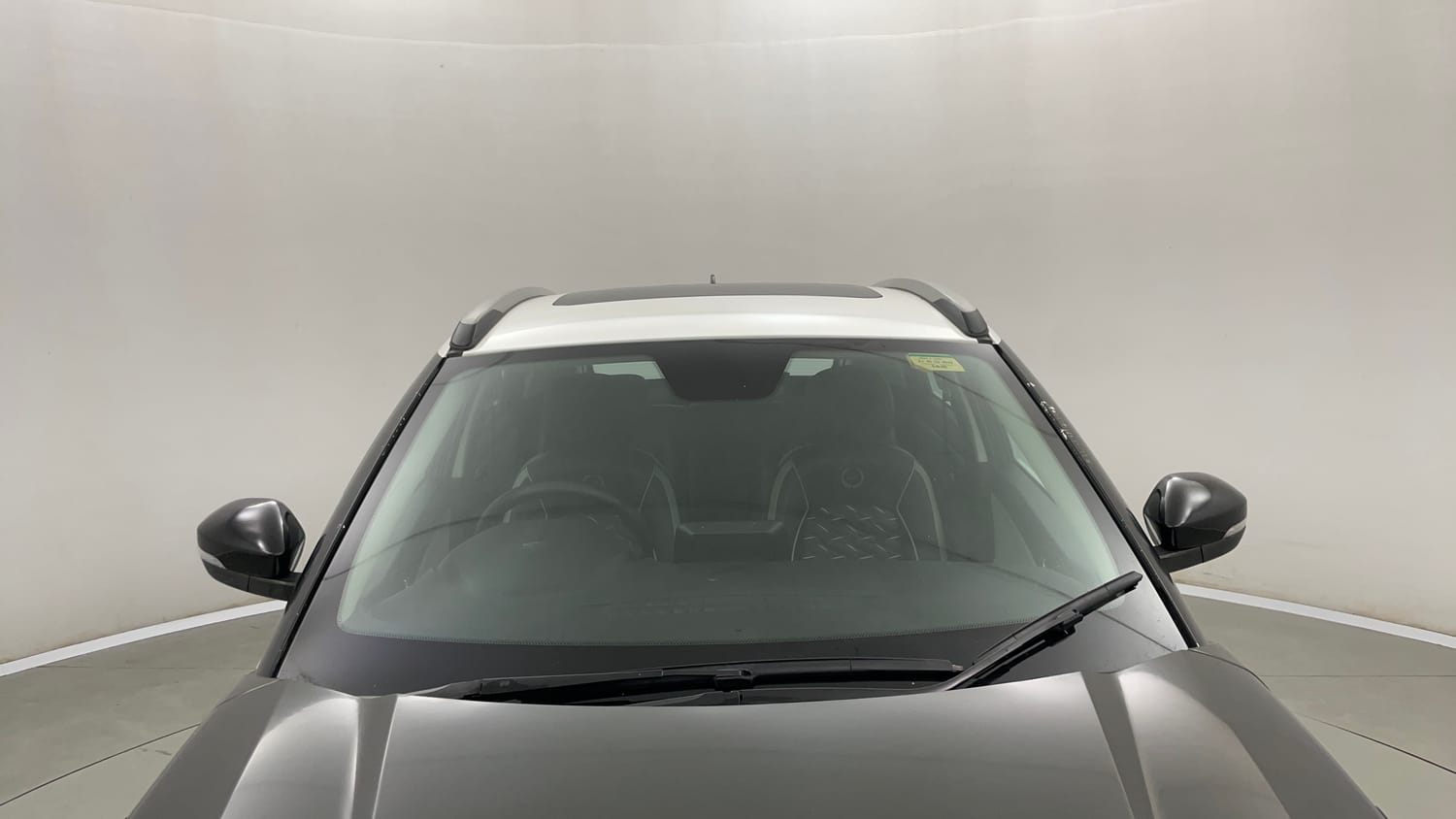 Used 2021 Tata Nexon XZA Plus (O) Diesel Diesel Automatic exterior FRONT WINDSHIELD VIEW