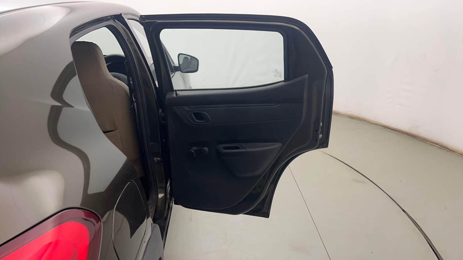 Used 2017 Renault Kwid 1.0 RXL Petrol Manual interior RIGHT REAR DOOR OPEN VIEW