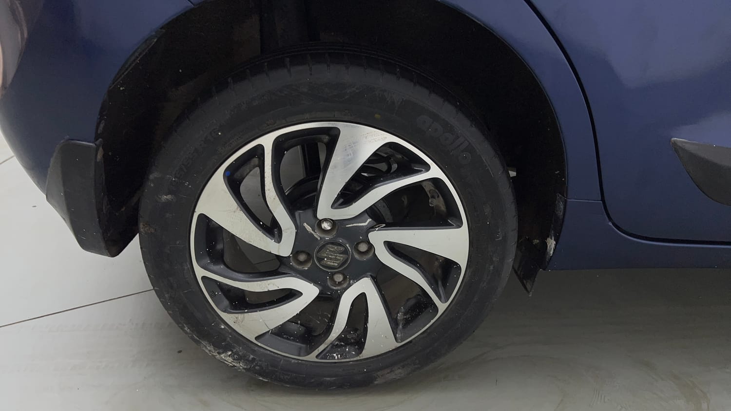 Used 2019 Maruti Suzuki Baleno Alpha Petrol Manual tyres RIGHT REAR TYRE RIM VIEW