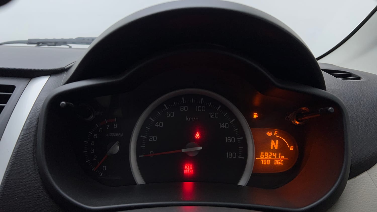 Used 2017 Maruti Suzuki Celerio ZXi AMT Petrol Automatic interior CLUSTERMETER VIEW