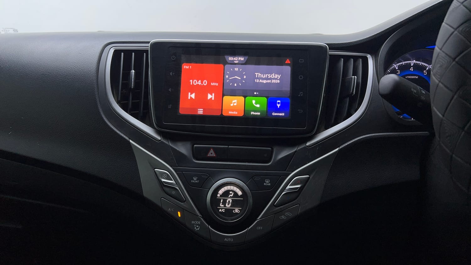 Used 2019 Maruti Suzuki Baleno Alpha Petrol Manual top_features Touch screen infotainment system