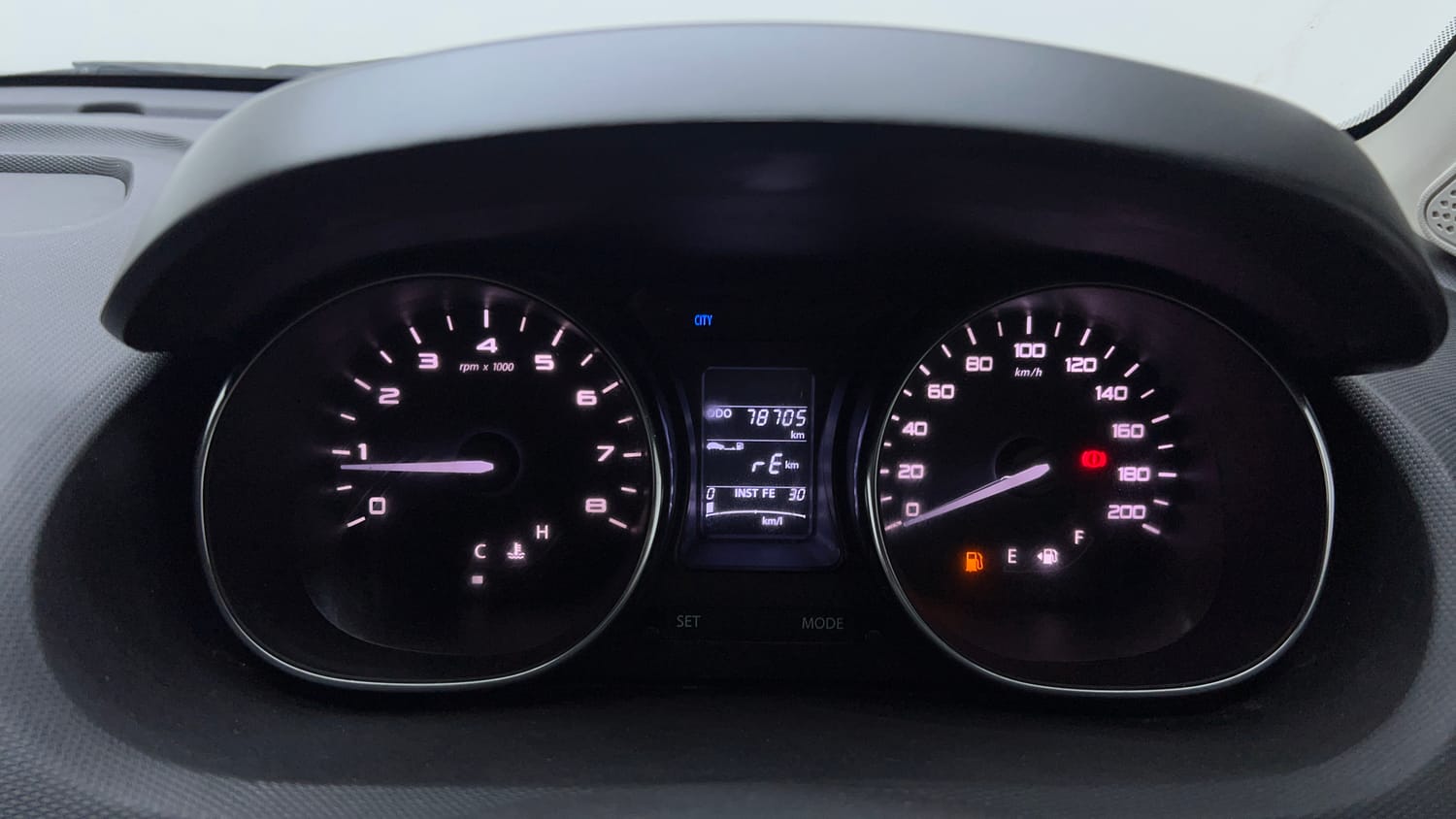 Used 2018 Tata Tiago XZ CNG (Outside Fitted) Cng Manual interior CLUSTERMETER VIEW
