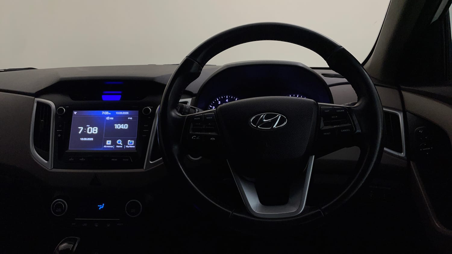 Used 2019 Hyundai Creta SX 1.6 AT Petrol Petrol Automatic interior STEERING VIEW