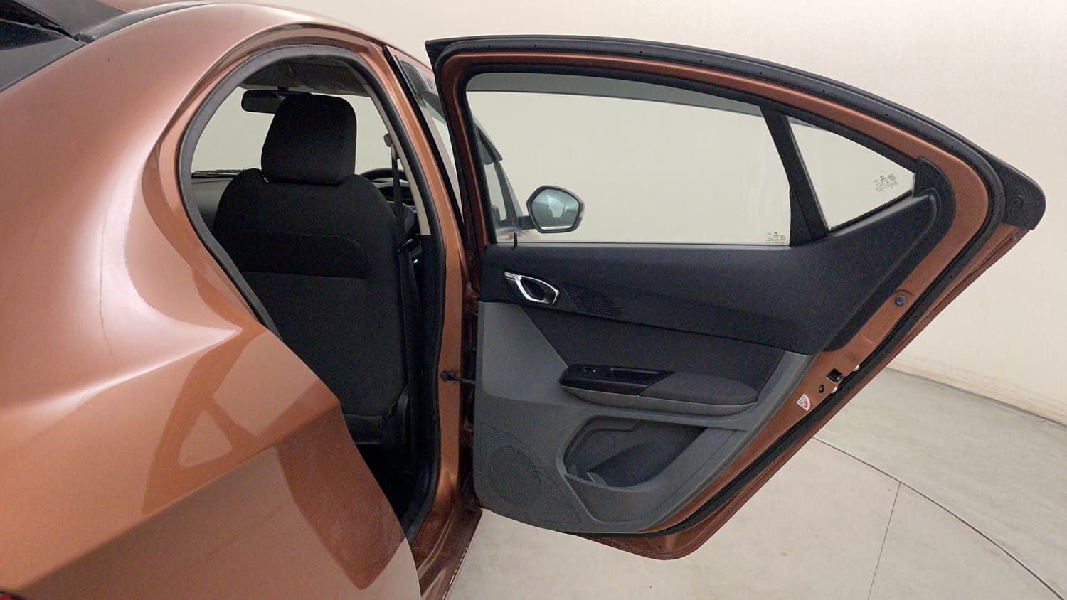 Used 2017 Tata Tigor Revotorq XZ (O) Diesel Manual interior RIGHT REAR DOOR OPEN VIEW