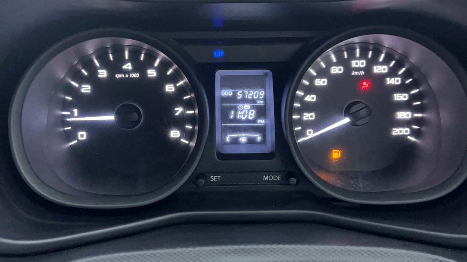 Used 2019 Tata Nexon XM Petrol Manual interior CLUSTERMETER VIEW