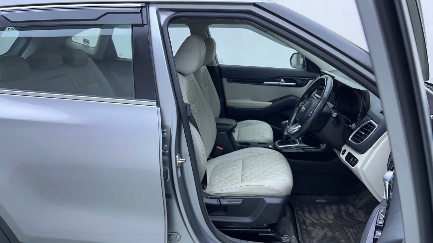 Used 2021 Kia Seltos HTX 1.5 Petrol Manual interior RIGHT SIDE FRONT DOOR CABIN VIEW