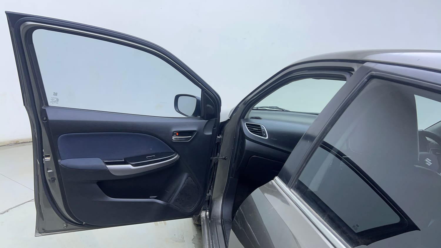 Used 2021 Maruti Suzuki Baleno Zeta Petrol Manual interior LEFT FRONT DOOR OPEN VIEW