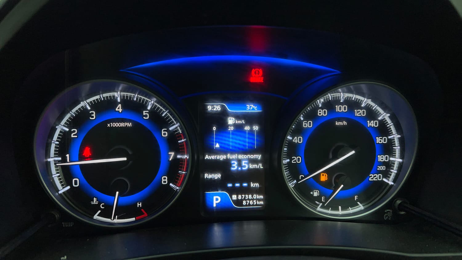 Used 2020 Maruti Suzuki Baleno Zeta Automatic Petrol Automatic interior CLUSTERMETER VIEW