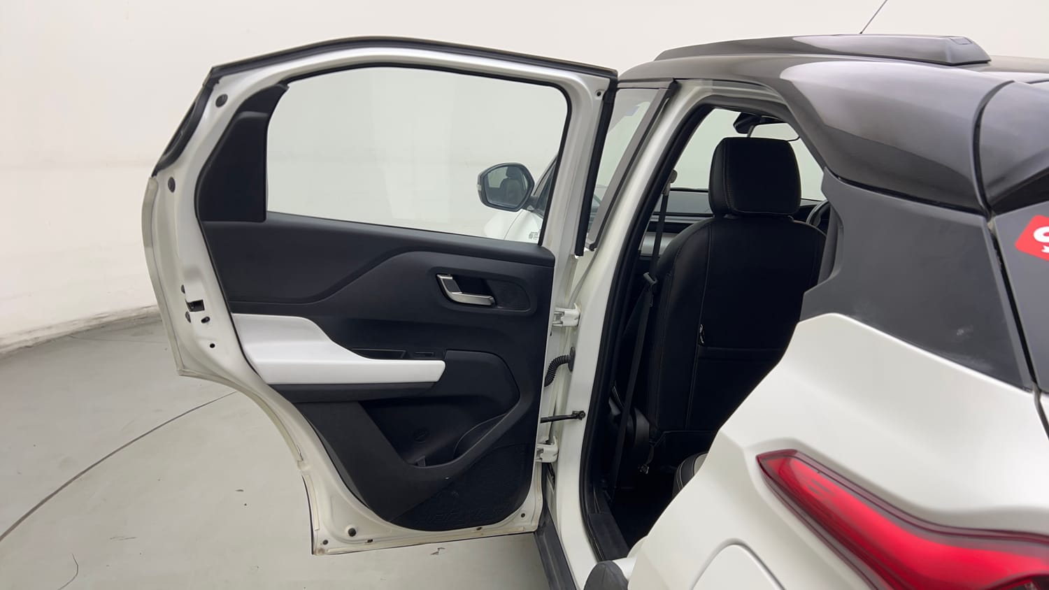Used 2022 Tata Punch Creative AMT Petrol Automatic interior LEFT REAR DOOR OPEN VIEW