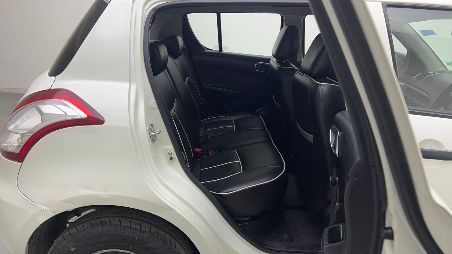 Used 2015 Maruti Suzuki Swift Lxi (O) Petrol Manual interior RIGHT SIDE REAR DOOR CABIN VIEW