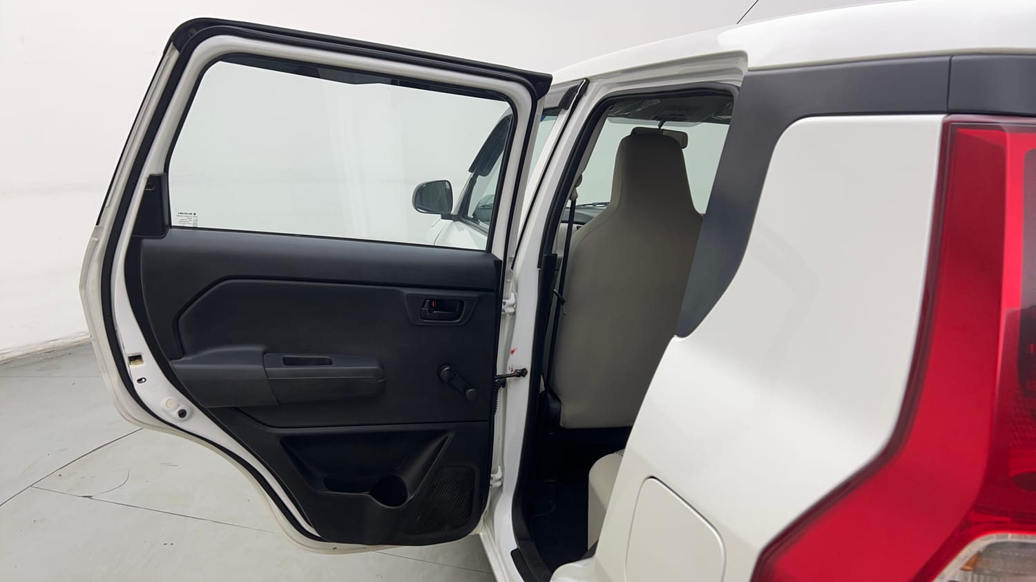 Used 2023 Maruti Suzuki Wagon R LXI 1.0 Petrol Manual interior LEFT REAR DOOR OPEN VIEW