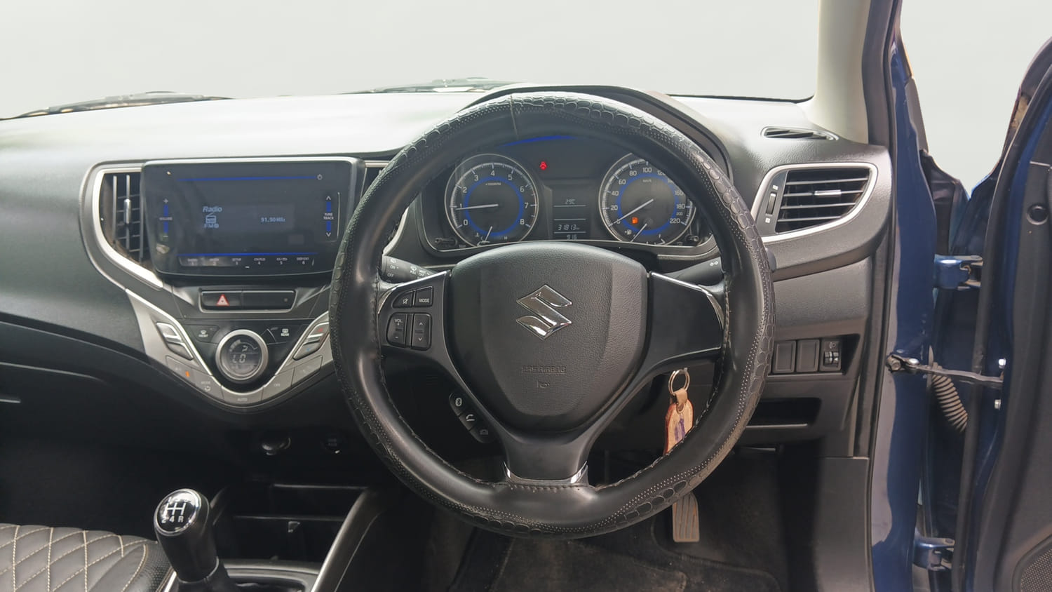 Used 2019 Maruti Suzuki Baleno Delta Petrol Manual interior STEERING VIEW