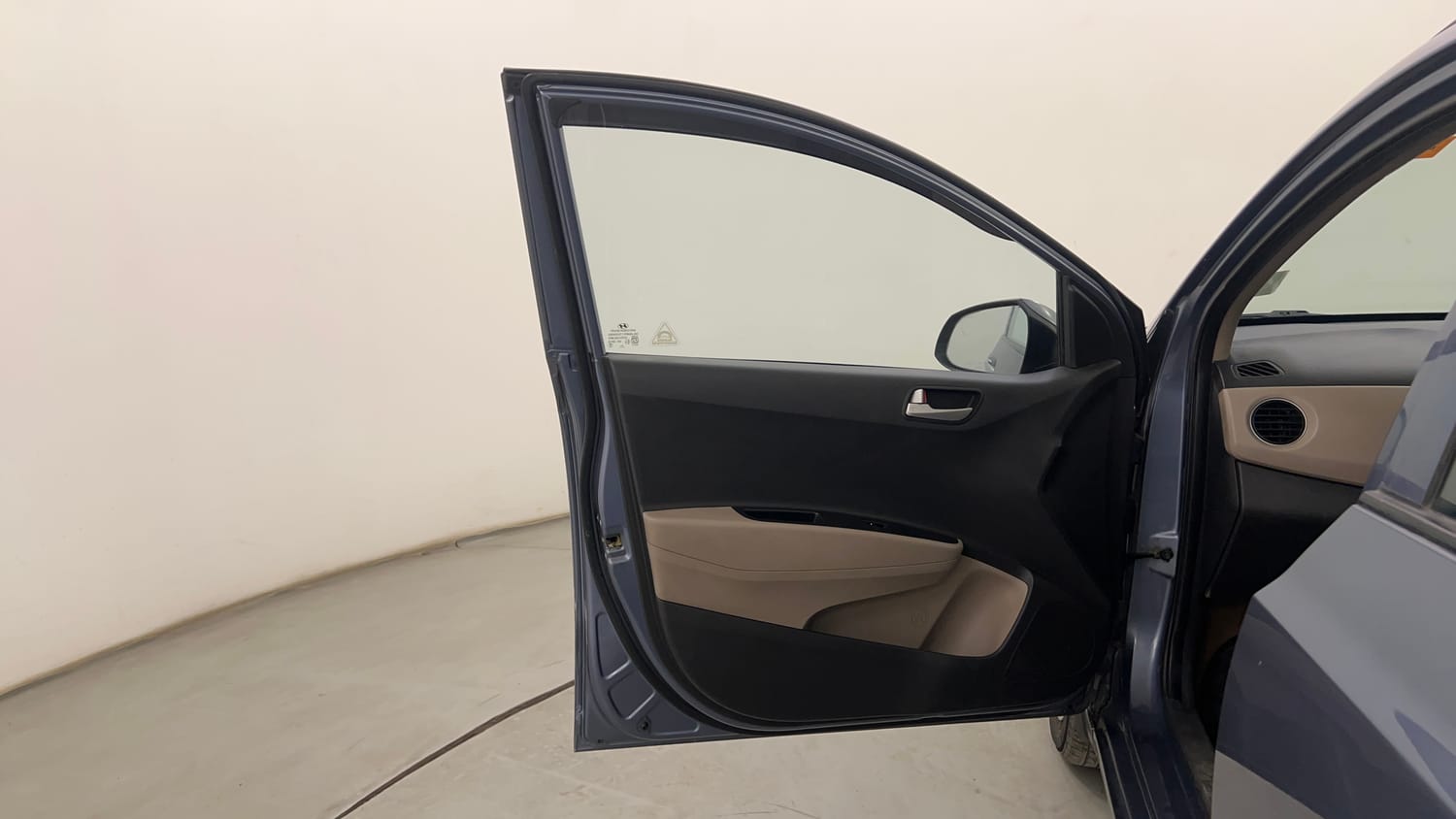Used 2014 Hyundai Grand i10 Sportz 1.1 CRDi Diesel Manual interior LEFT FRONT DOOR OPEN VIEW